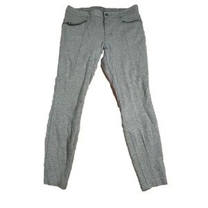 Athleta Ponte Moto Leggings Snap Button Closure